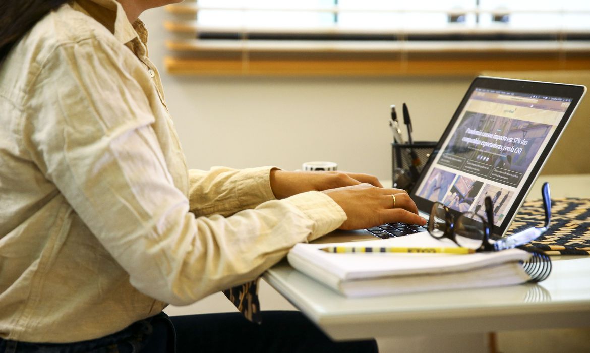 Teletrabalho, home office ou trabalho remoto.