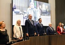 Lucas Ribeiro participa de inauguração de Sala Lilás no TJPB e prestigia posse de desembargadora no TRT-PB