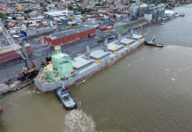 Porto de Cabedelo registra marco histórico com atracação do navio Fermita