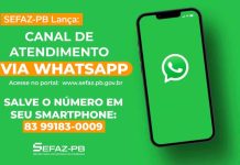 Sefaz-PB lança canal de atendimento via aplicativo WhatsApp para facilitar o acesso aos serviços digitais