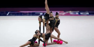 Ginástica rítmica: Brasil é bronze e garante vaga em Los Angeles 2028