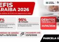 Governo da Paraíba publica Medida Provisória do Refis do ICMS 2026 com desconto de até 100% nas multas e juros de mora